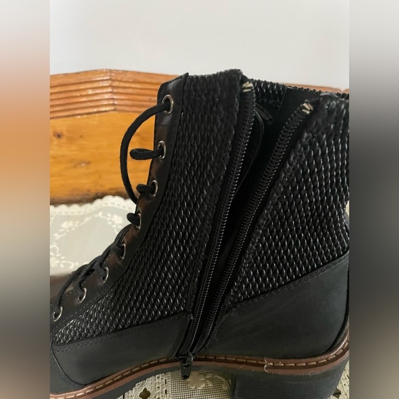 ALEX MARIE black combat style boots-12M New without box - Picture 6 of 8